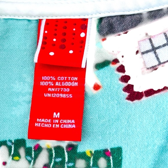 Target Dashing Through The Snow 2-Piece Cotton Flannel Christmas Pajamas - Picture 3 of 5